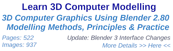 3D Computer Graphics Using Blender 2.80 - Modelling Methods, Principles & Practice