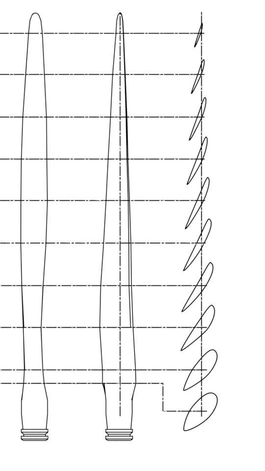 Propeller Cross Section Diagram