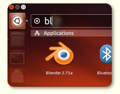 Blender Launcher in Unity menu