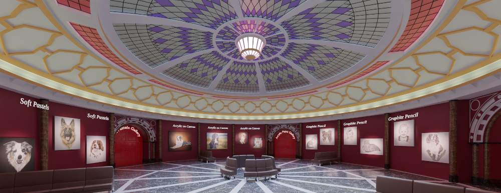 Robert Burke - Portraits & Art - New round gallery panorama