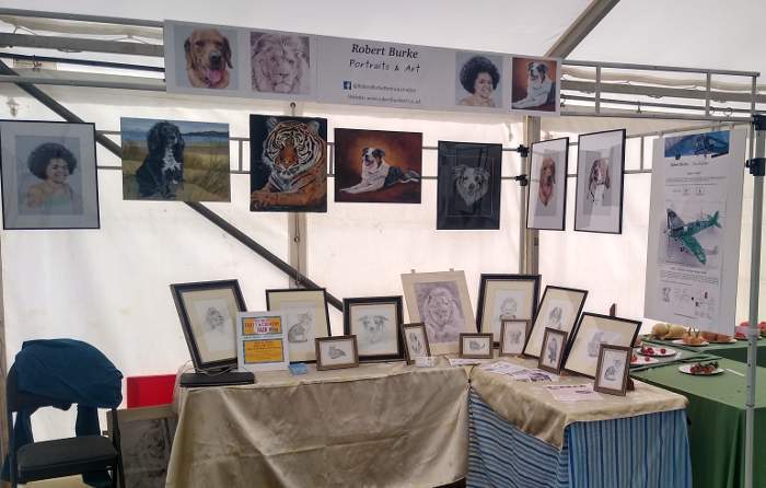 Robert Burke - Portraits & Art - New display stand